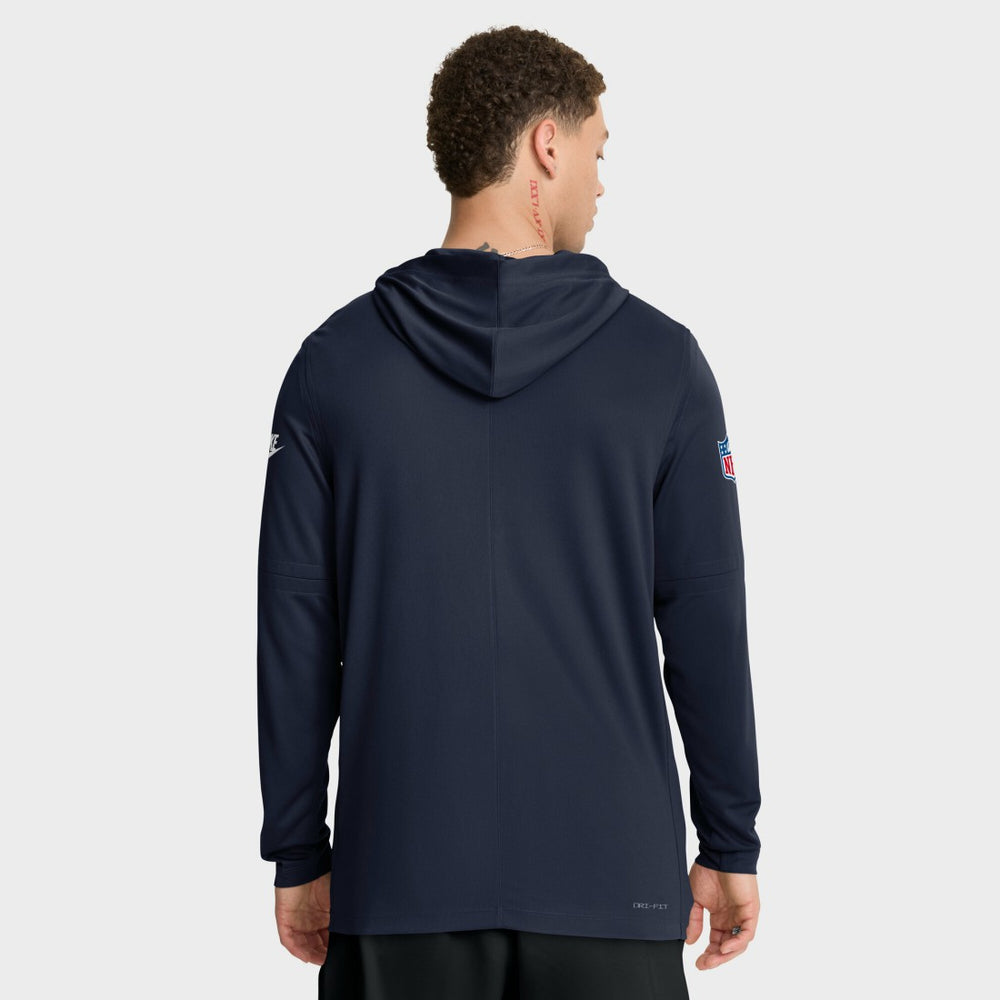 Green Bay Packers The 1923 Classic Pass Accuracy Dri-FIT Long Sleeve Hoodie T-Shirt Navy - Nike