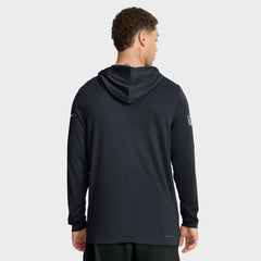 Houston Texans Sideline Pass Accuracy Dri-FIT Long Sleeve Hoodie T-Shirt  Blue - Nike