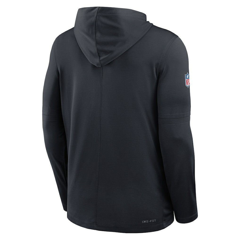 Houston Texans Sideline Pass Accuracy Dri-FIT Long Sleeve Hoodie T-Shirt  Blue - Nike