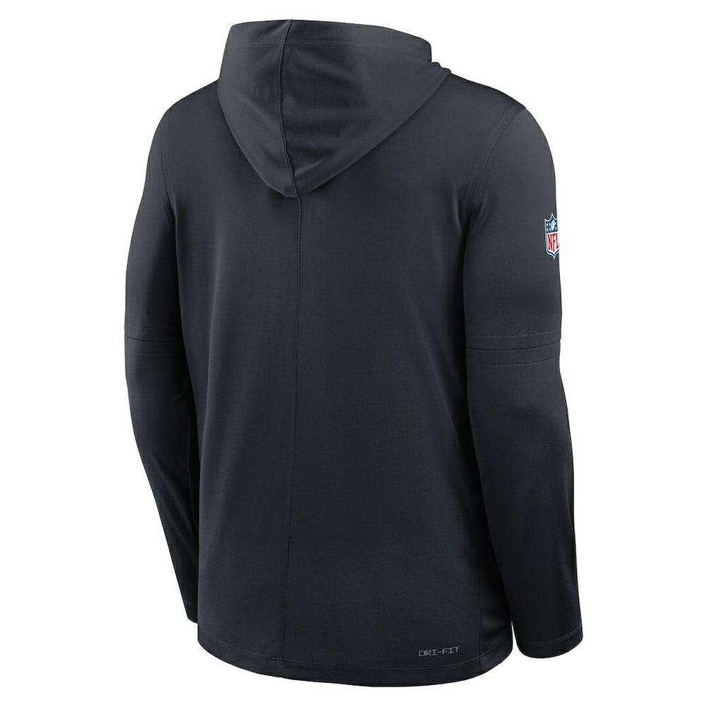 Houston Texans Sideline Pass Accuracy Dri-FIT Long Sleeve Hoodie T-Shirt  Blue - Nike