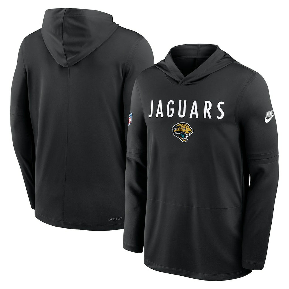 Jacksonville Jaguars Sideline Pass Accuracy Dri-FIT Long Sleeve Hoodie T-Shirt  Black - Nike