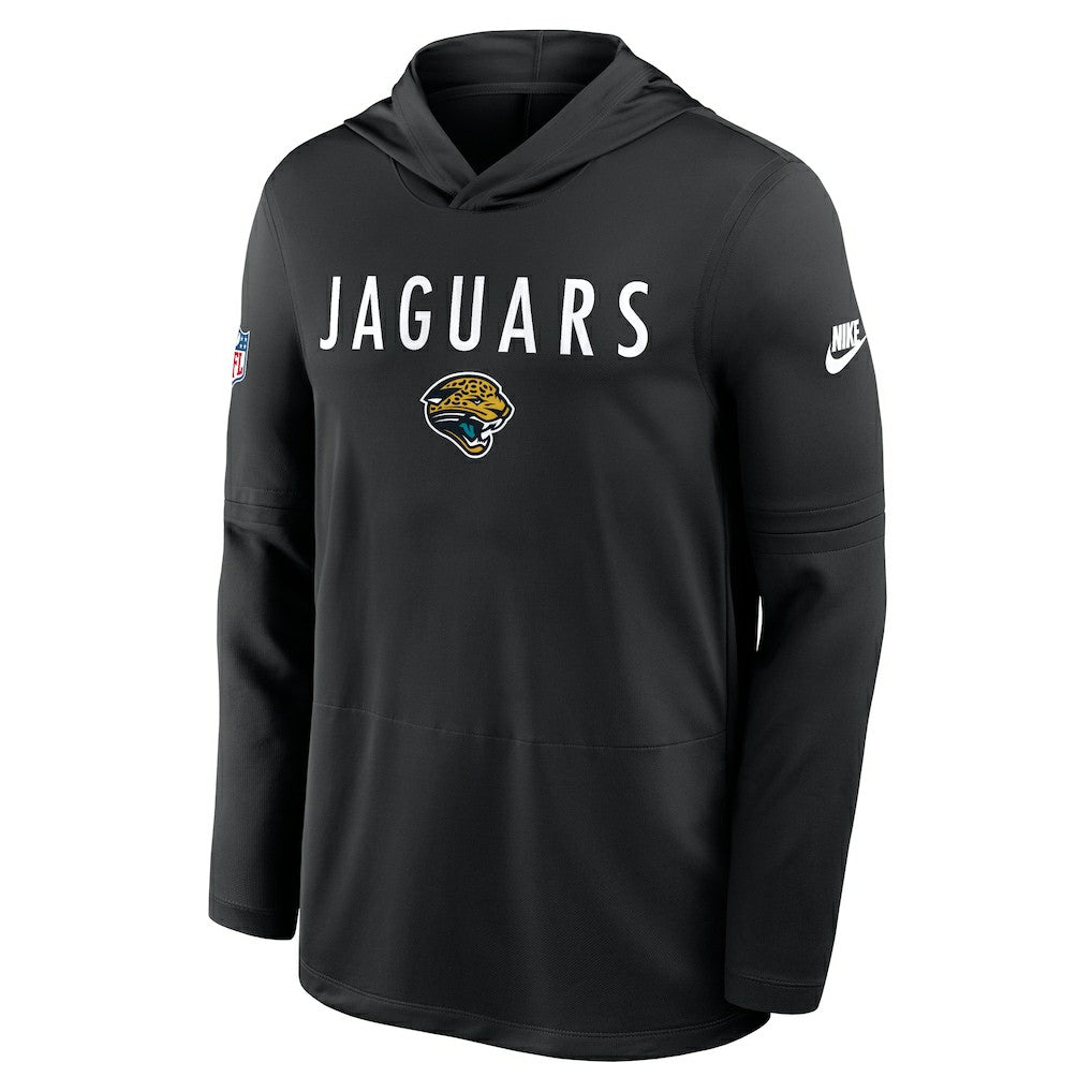 Jacksonville Jaguars Sideline Pass Accuracy Dri-FIT Long Sleeve Hoodie T-Shirt  Black - Nike