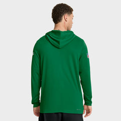 Philadelphia Eagles Sideline Pass Accuracy Dri-FIT Long Sleeve Hoodie T-Shirt  Kelly Green - Nike