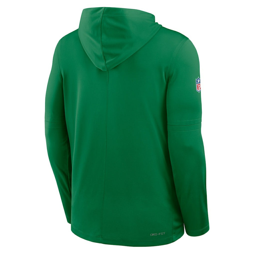 Philadelphia Eagles Sideline Pass Accuracy Dri-FIT Long Sleeve Hoodie T-Shirt  Kelly Green - Nike
