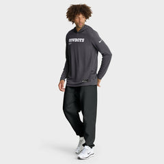 Dallas Cowboys Sideline Pure Fury Performance Long Sleeve Hoodie T-Shirt Anthracite - Nike