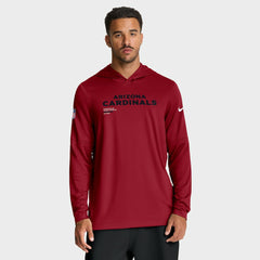 Arizona Cardinals Sideline Pure Fury Performance Long Sleeve Hoodie T-Shirt Cardinal - Nike