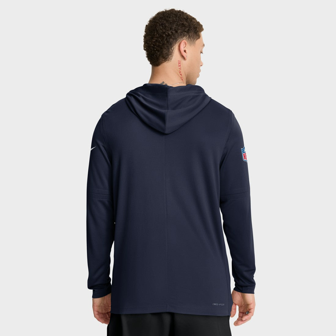 Tennessee Titans Sideline Pure Fury Performance Long Sleeve Hoodie T-Shirt Navy - Nike