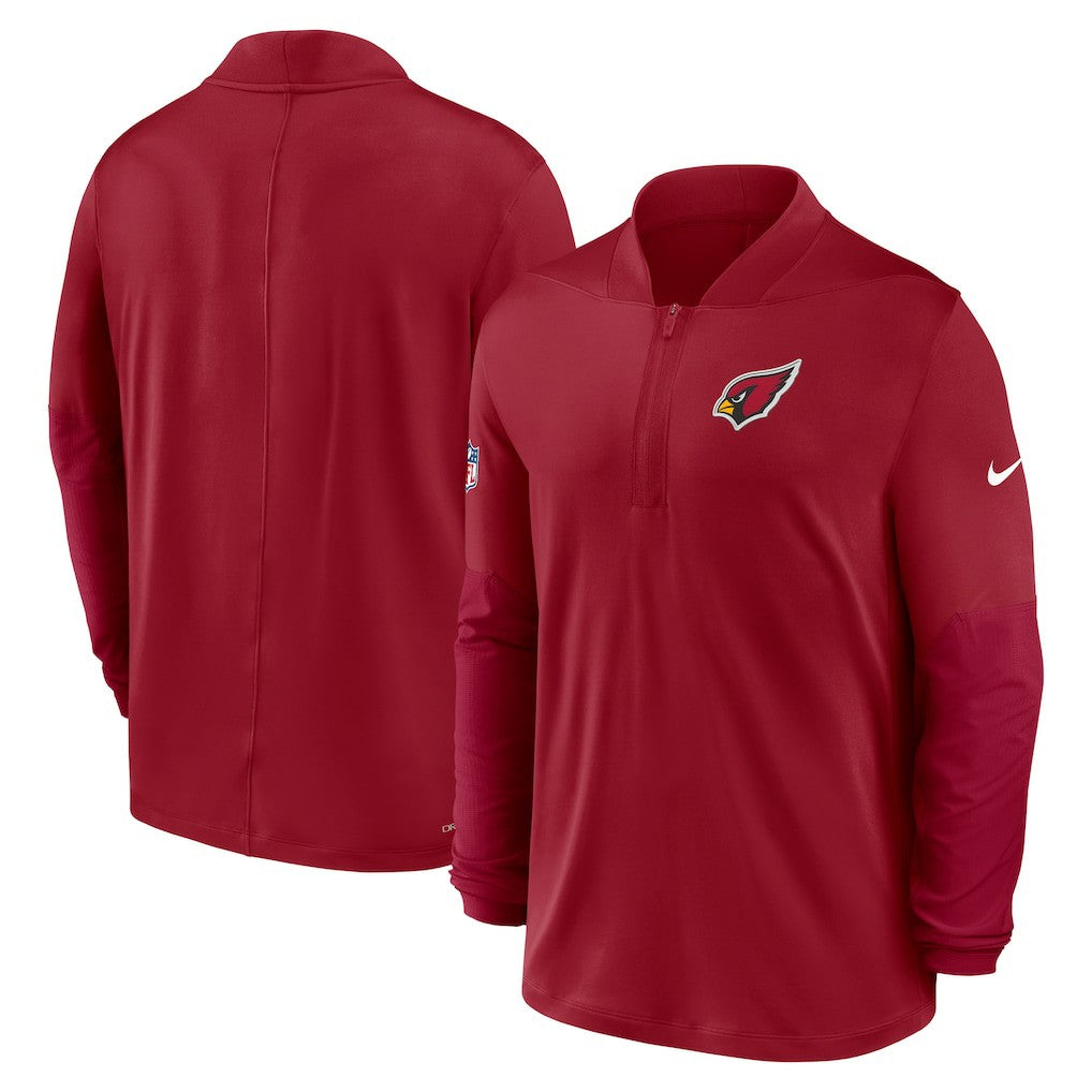 Arizona Cardinals Sideline Dri-FIT Half-Zip Pullover Cardinal - Nike
