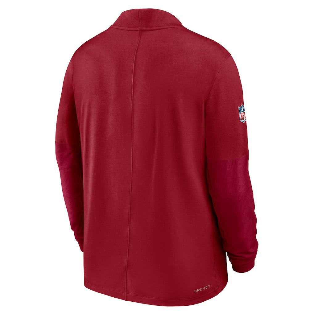 Arizona Cardinals Sideline Dri-FIT Half-Zip Pullover Cardinal - Nike