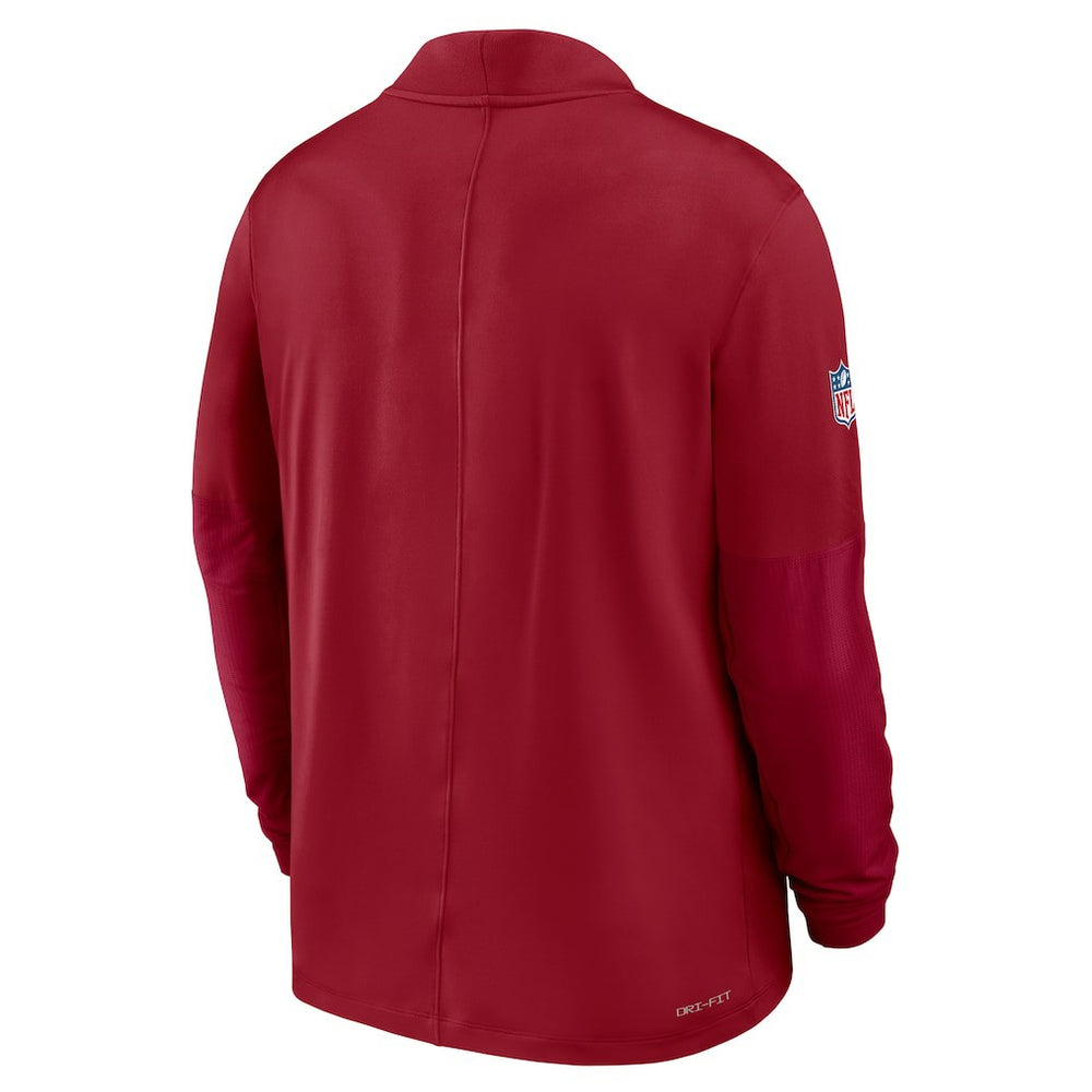 Arizona Cardinals Sideline Dri-FIT Half-Zip Pullover Cardinal - Nike