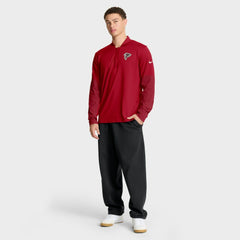 Atlanta Falcons Sideline Dri-FIT Half-Zip Pullover Red - Nike