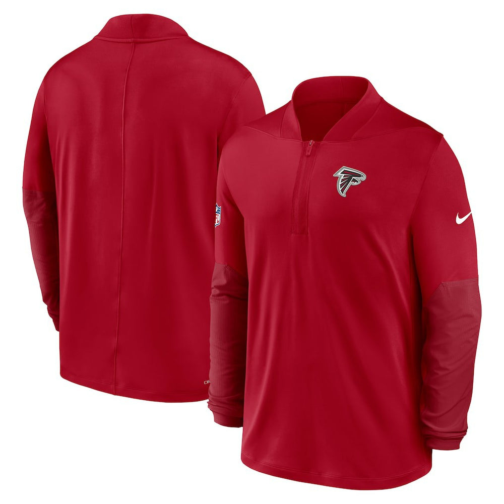 Atlanta Falcons Sideline Dri-FIT Half-Zip Pullover Red - Nike