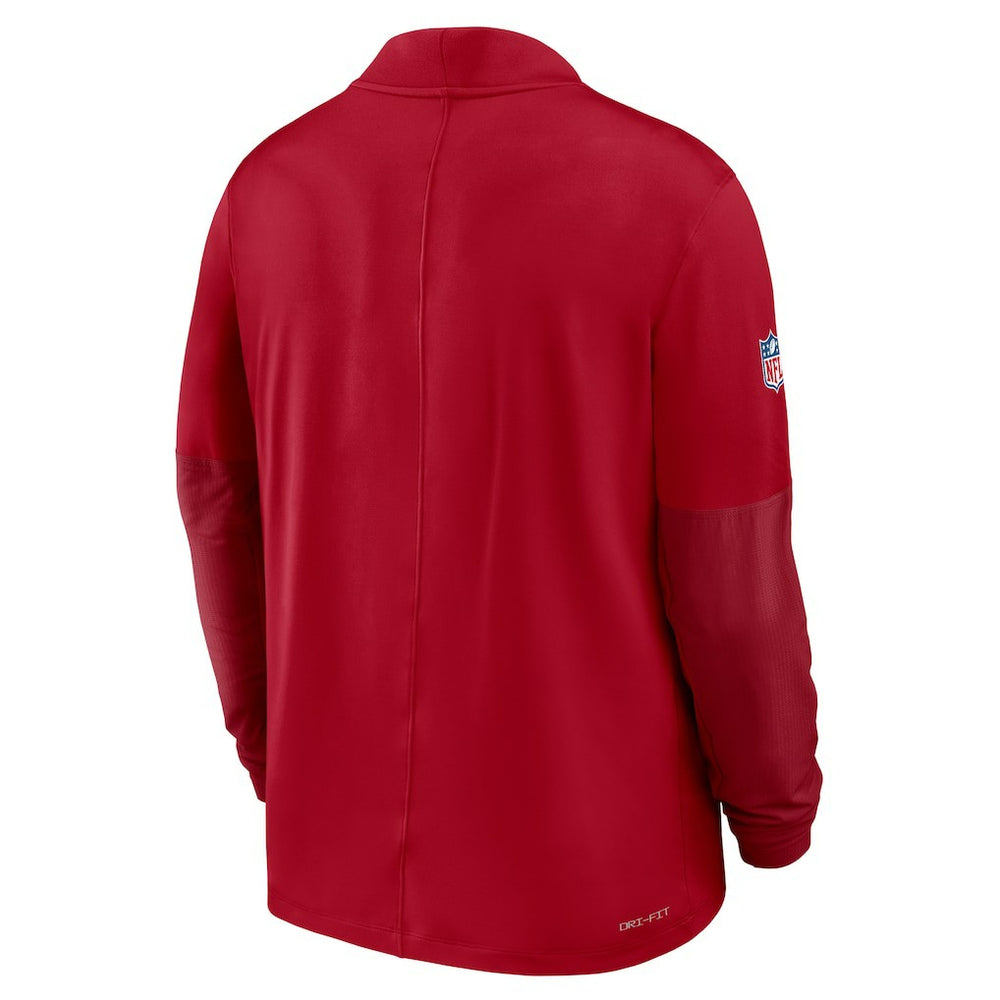 Atlanta Falcons Sideline Dri-FIT Half-Zip Pullover Red - Nike