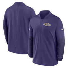 Baltimore Ravens Sideline Dri-FIT Half-Zip Pullover Purple - Nike
