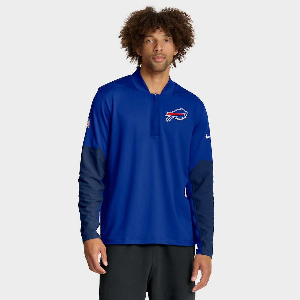 Buffalo Bills Sideline Dri-FIT Half-Zip Pullover Royal - Nike
