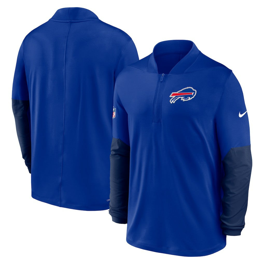 Buffalo Bills Sideline Dri-FIT Half-Zip Pullover Royal - Nike
