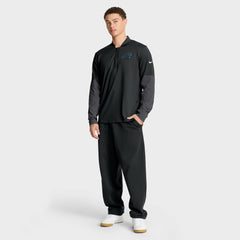 Carolina Panthers Sideline Dri-FIT Half-Zip Pullover Black - Nike