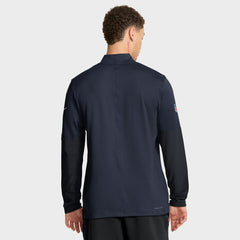Chicago Bears Sideline Dri-FIT Half-Zip Pullover Navy - Nike