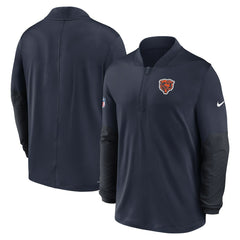 Chicago Bears Sideline Dri-FIT Half-Zip Pullover Navy - Nike