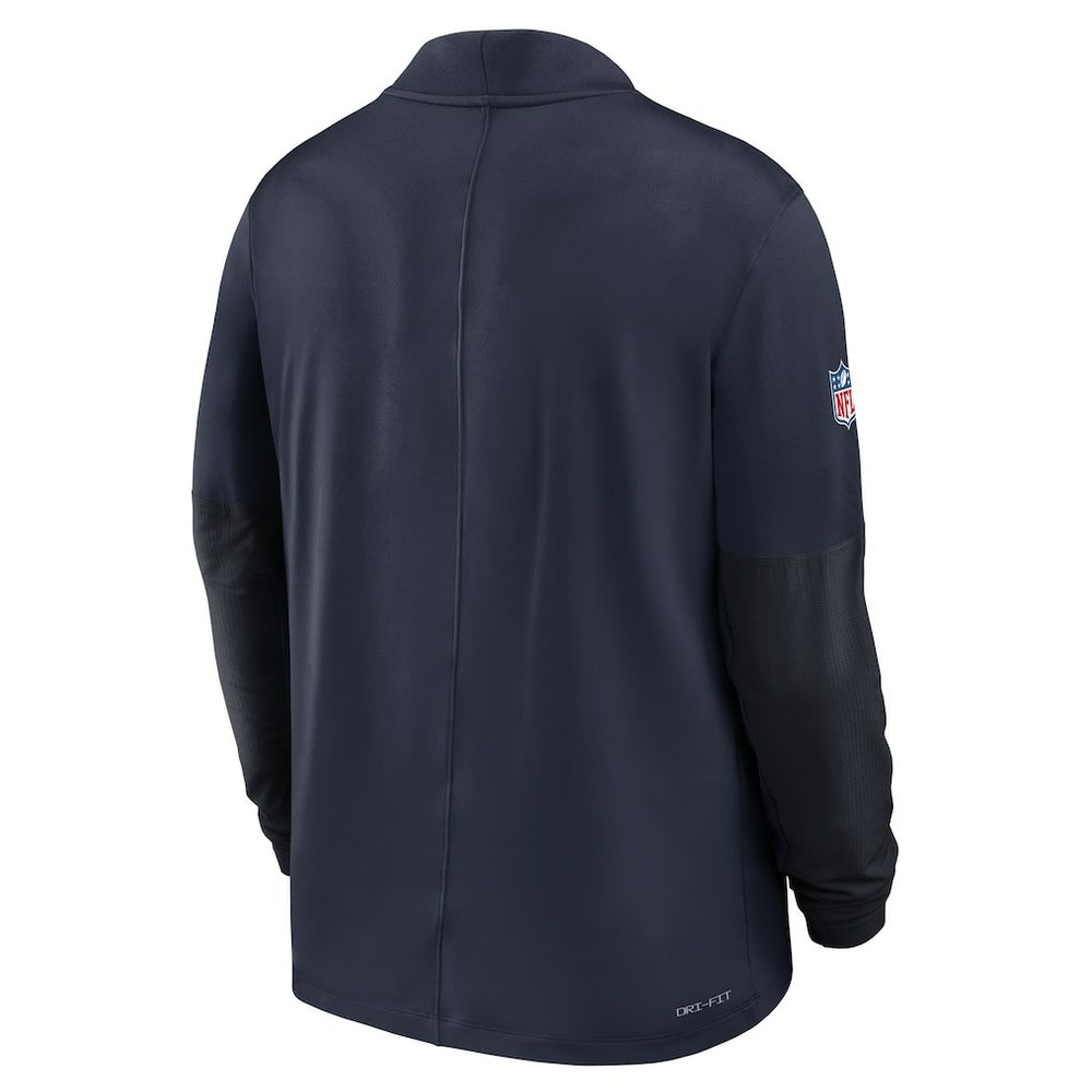 Chicago Bears Sideline Dri-FIT Half-Zip Pullover Navy - Nike