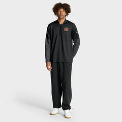 Cincinnati Bengals Sideline Dri-FIT Half-Zip Pullover Black - Nike