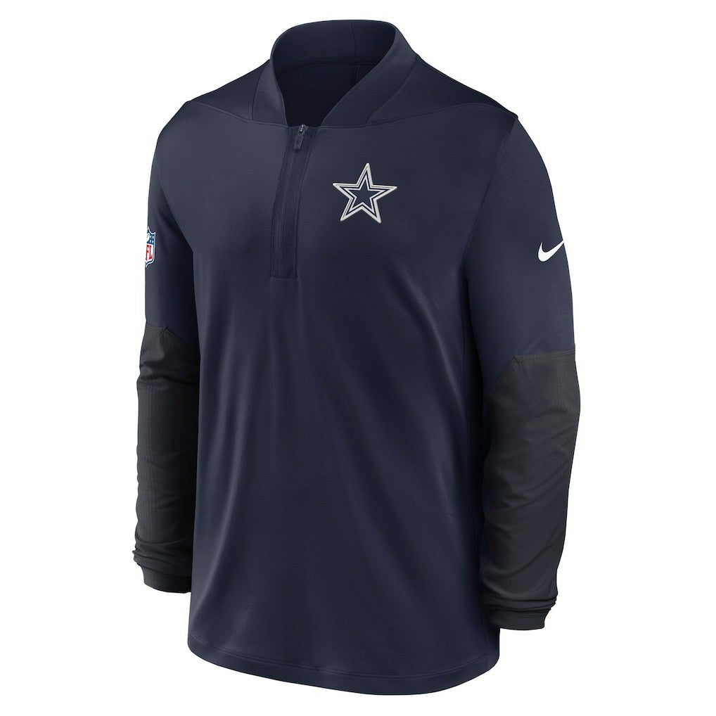 Dallas Cowboys Sideline Dri-FIT Half-Zip Pullover Navy - Nike