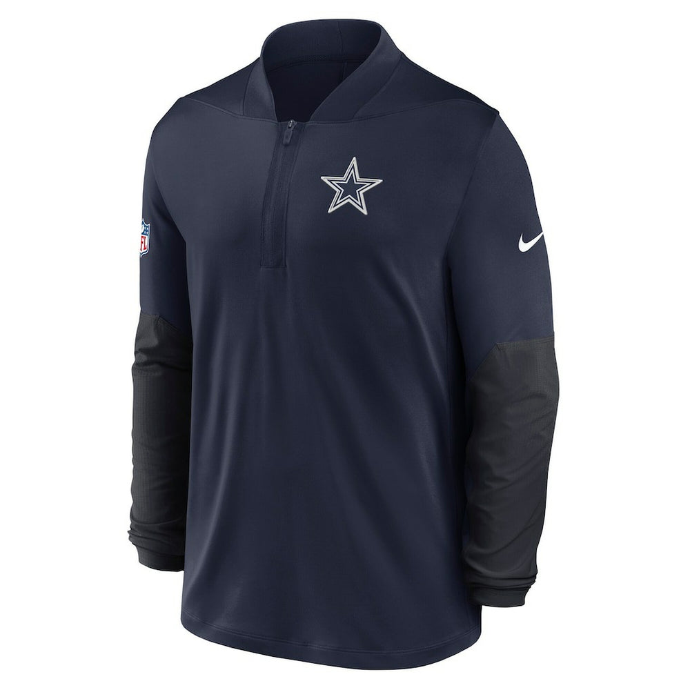 Dallas Cowboys Sideline Dri-FIT Half-Zip Pullover Navy - Nike