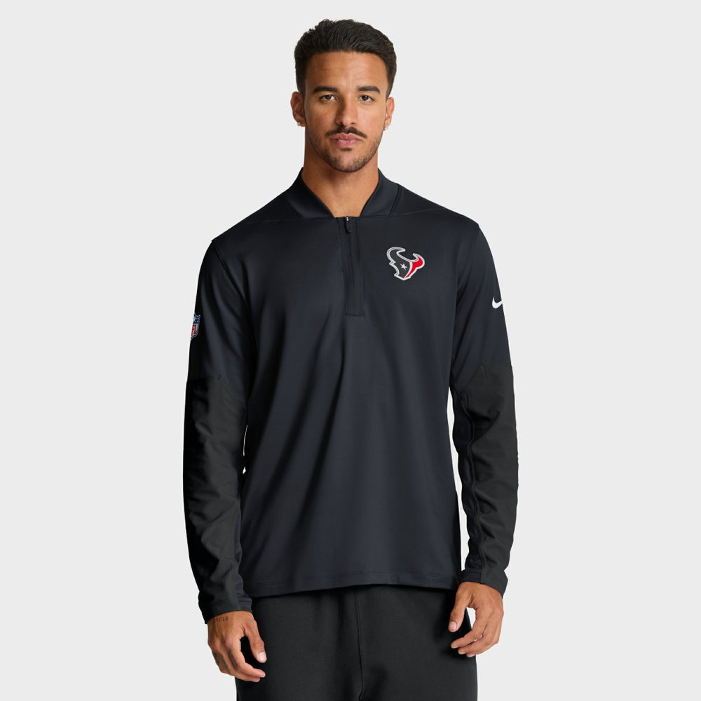 Houston Texans Sideline Dri-FIT Half-Zip Pullover Navy - Nike