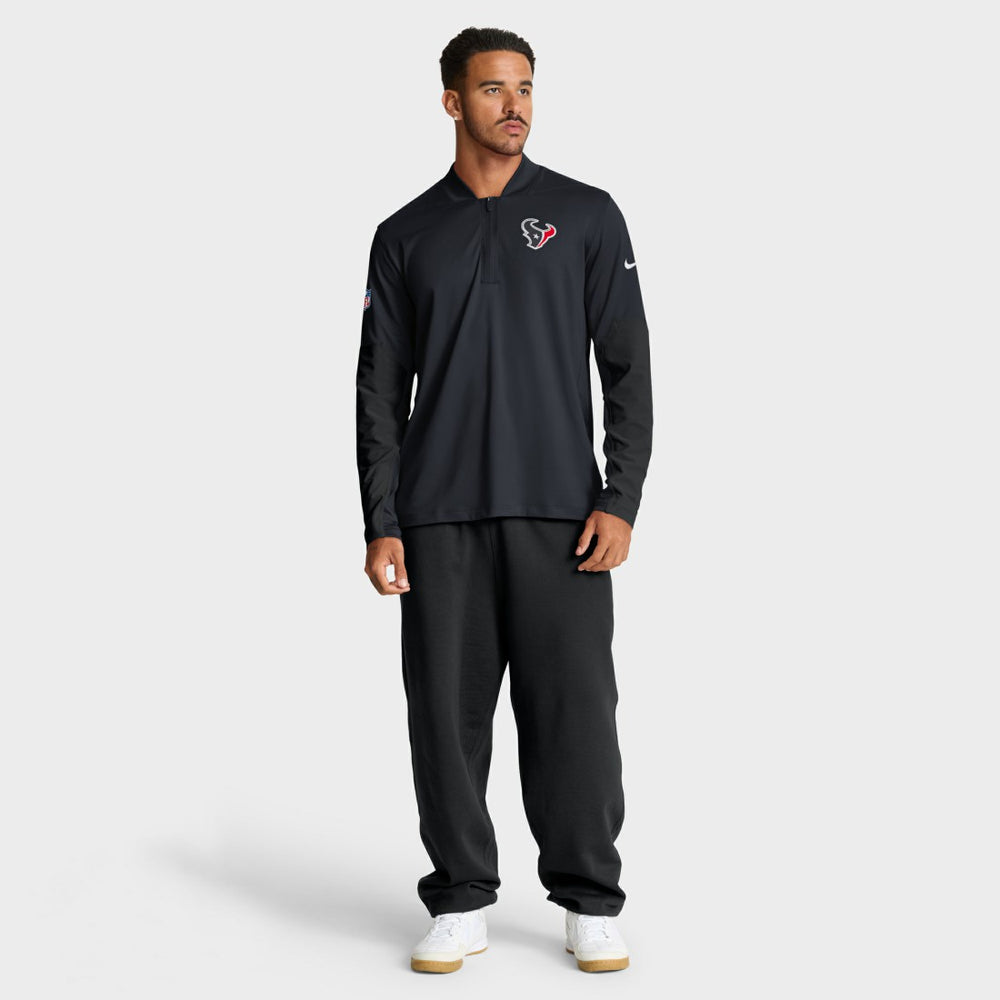 Houston Texans Sideline Dri-FIT Half-Zip Pullover Navy - Nike