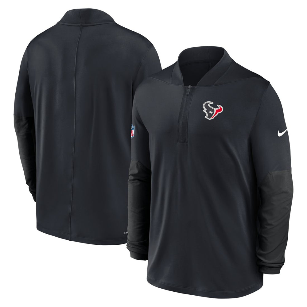 Houston Texans Sideline Dri-FIT Half-Zip Pullover Navy - Nike