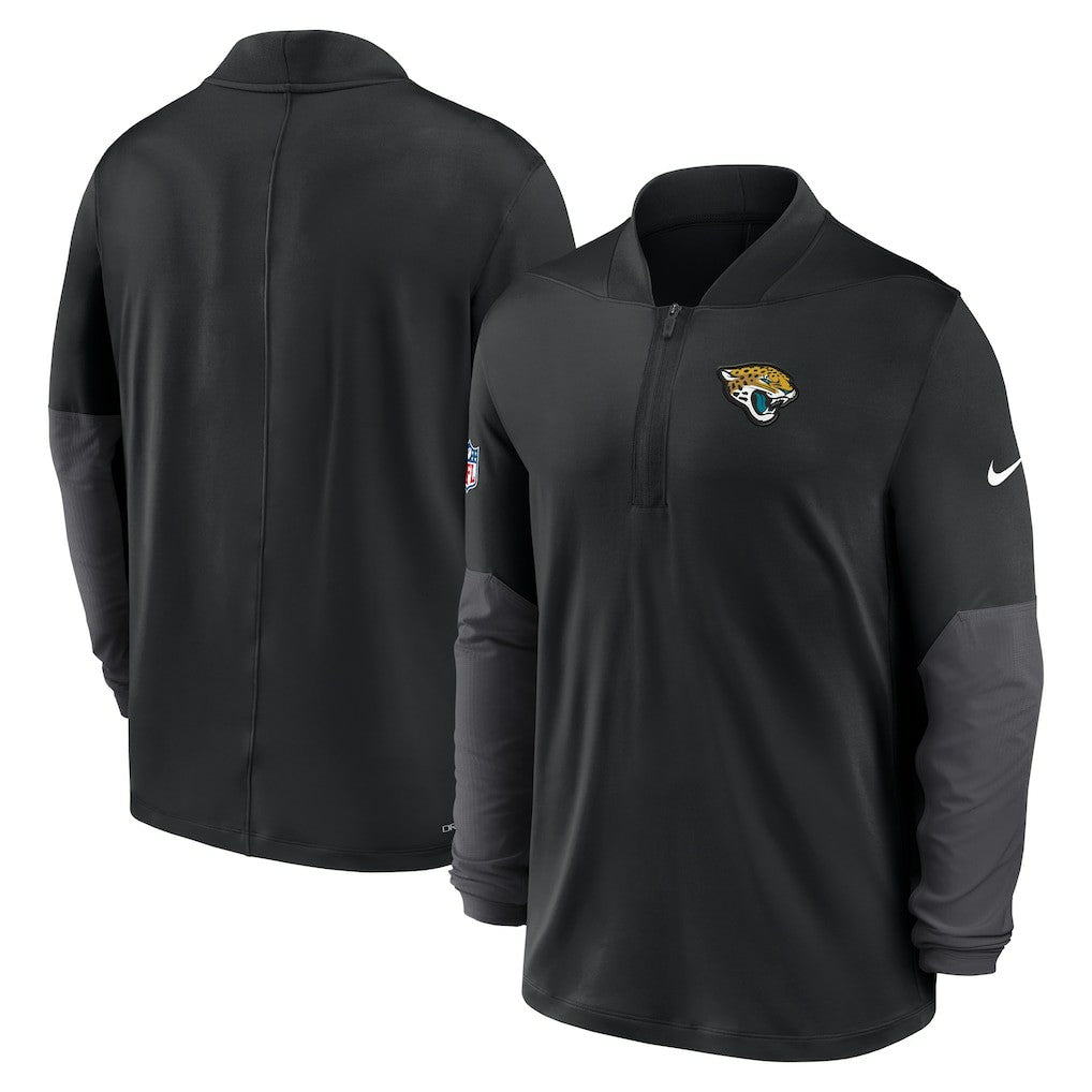Jacksonville Jaguars Sideline Dri-FIT Half-Zip Pullover Black - Nike