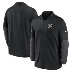 Las Vegas Raiders Sideline Dri-FIT Half-Zip Pullover Black - Nike