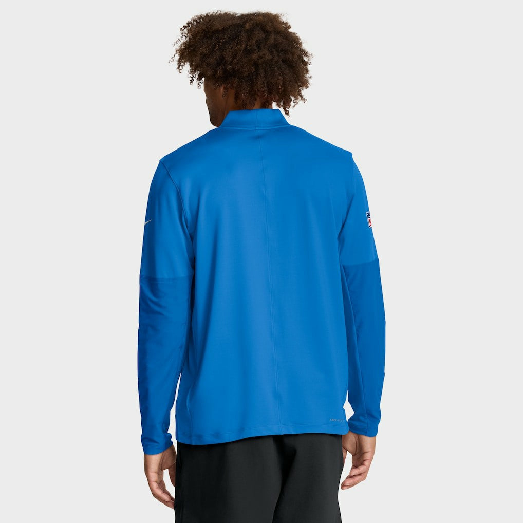 Los Angeles Chargers Sideline Dri-FIT Half-Zip Pullover Powder Blue - Nike