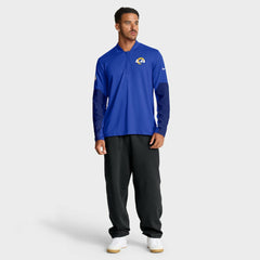 Los Angeles Rams Sideline Dri-FIT Half-Zip Pullover Royal - Nike