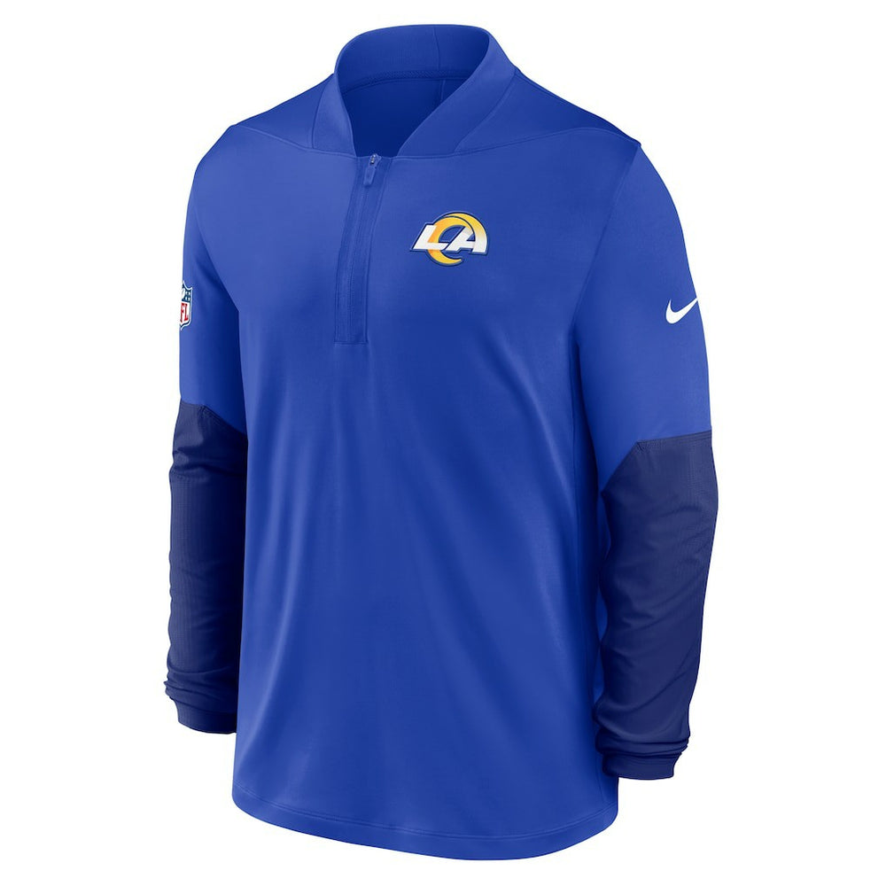 Los Angeles Rams Sideline Dri-FIT Half-Zip Pullover Royal - Nike