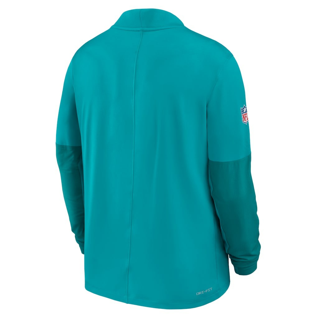 Miami Dolphins Sideline Dri-FIT Half-Zip Pullover Aqua - Nike