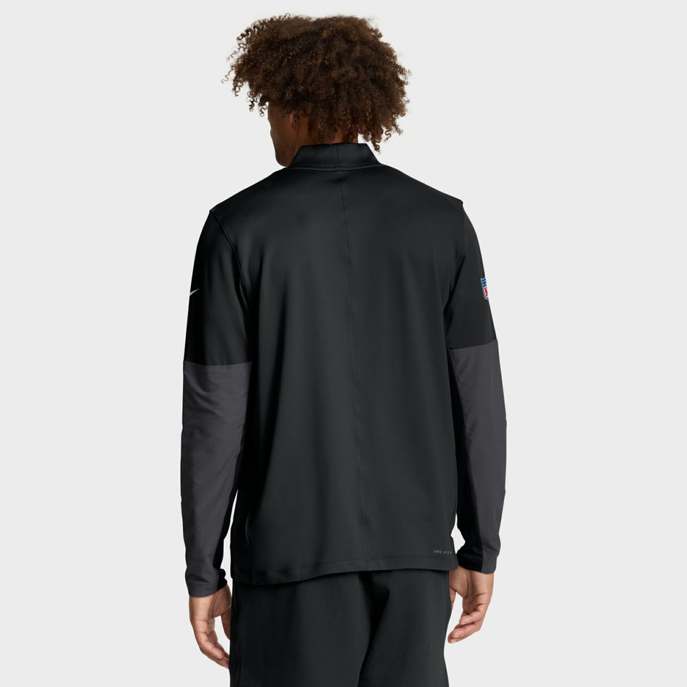 Minnesota Vikings Sideline Dri-FIT Half-Zip Pullover Black - Nike