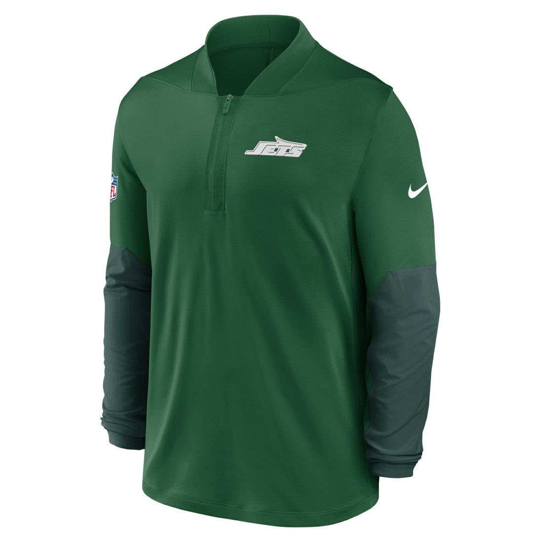 New York Jets Sideline Dri-FIT Half-Zip Pullover Green - Nike