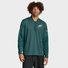 Philadelphia Eagles Sideline Dri-FIT Half-Zip Pullover Green - Nike