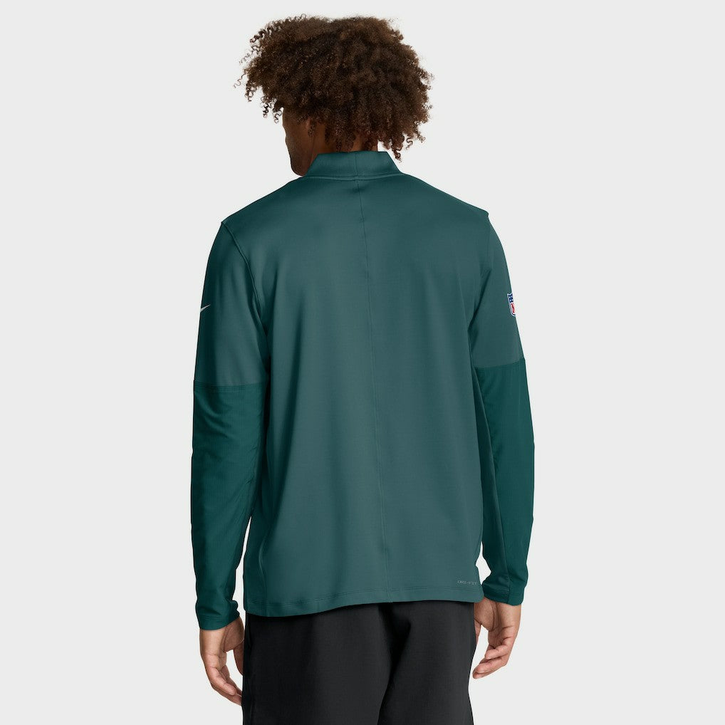 Philadelphia Eagles Sideline Dri-FIT Half-Zip Pullover Green - Nike