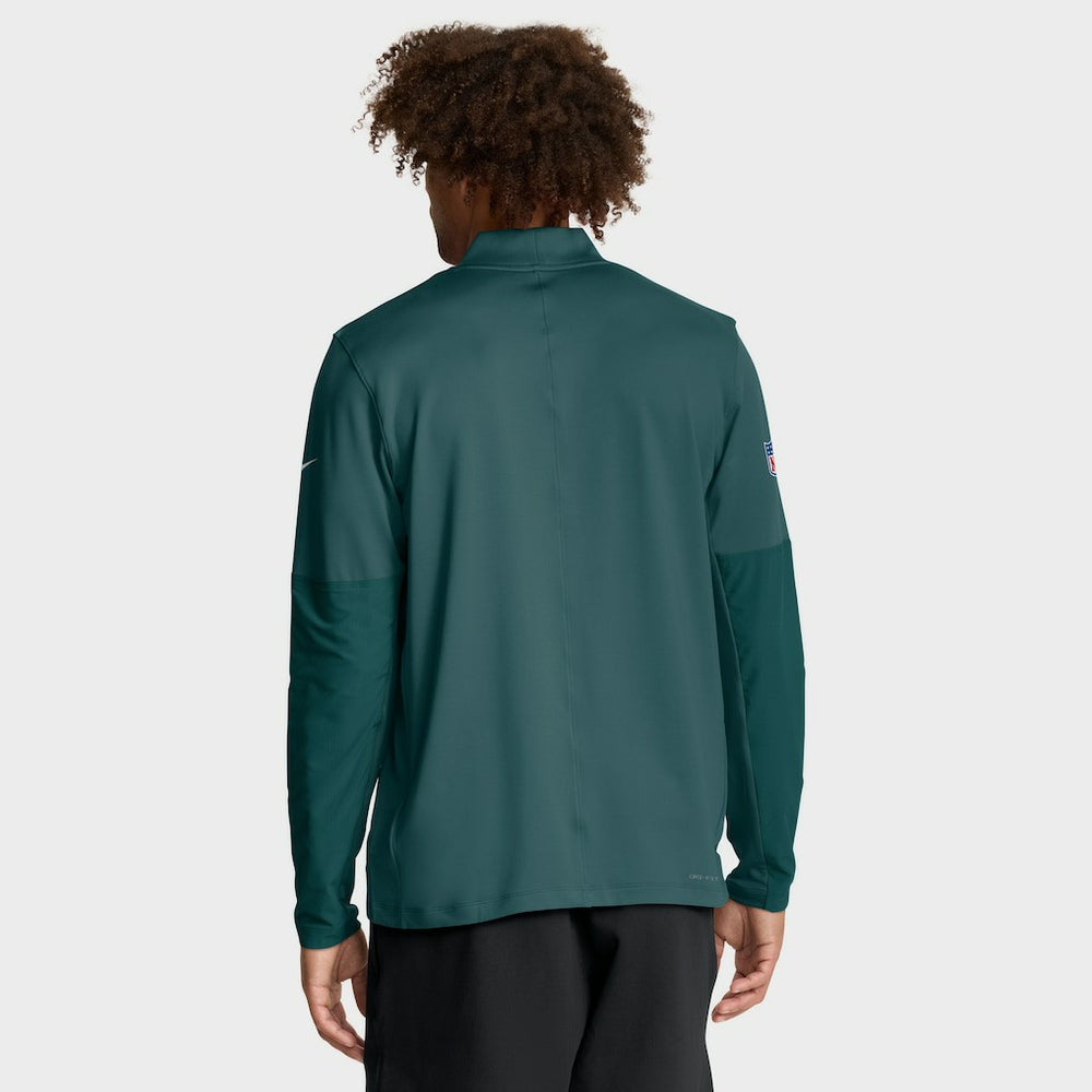 Philadelphia Eagles Sideline Dri-FIT Half-Zip Pullover Green - Nike