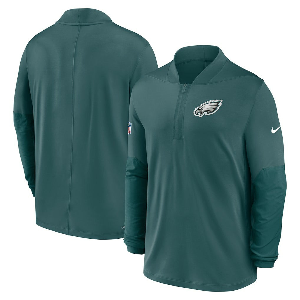Philadelphia Eagles Sideline Dri-FIT Half-Zip Pullover Green - Nike