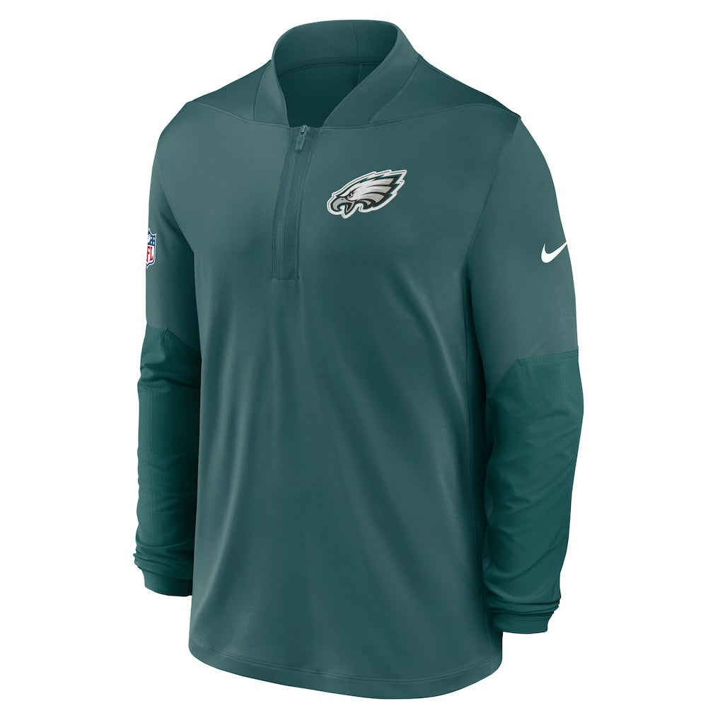 Philadelphia Eagles Sideline Dri-FIT Half-Zip Pullover Green - Nike