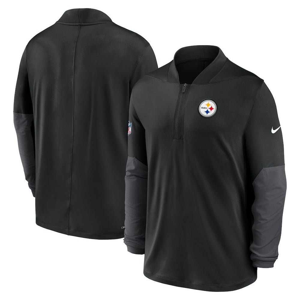 Pittsburgh Steelers Sideline Dri-FIT Half-Zip Pullover Black - Nike