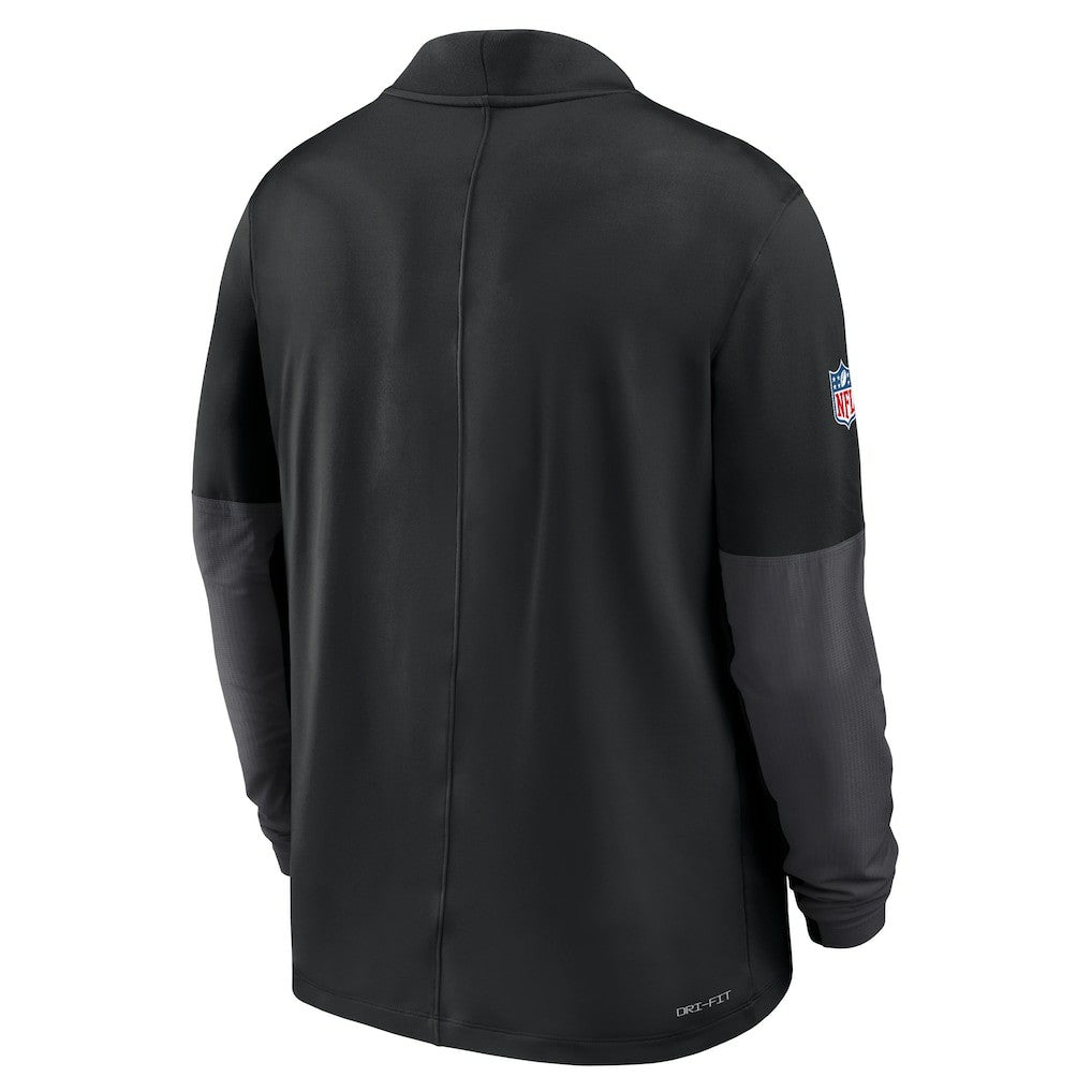 Pittsburgh Steelers Sideline Dri-FIT Half-Zip Pullover Black - Nike