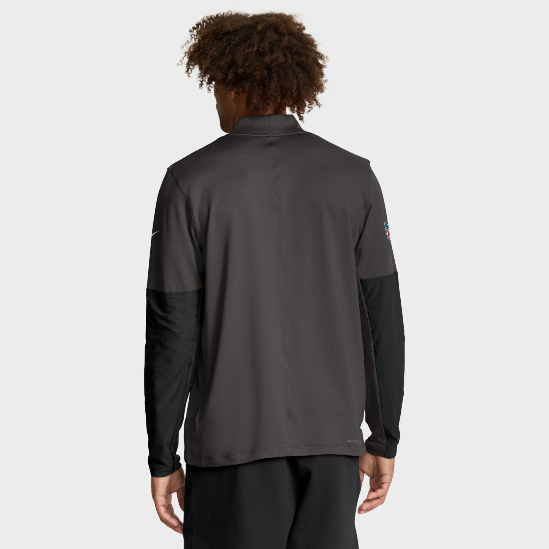 Tampa Bay Buccaneers Sideline Dri-FIT Half-Zip Pullover Pewter - Nike
