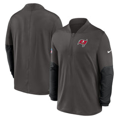 Tampa Bay Buccaneers Sideline Dri-FIT Half-Zip Pullover Pewter - Nike