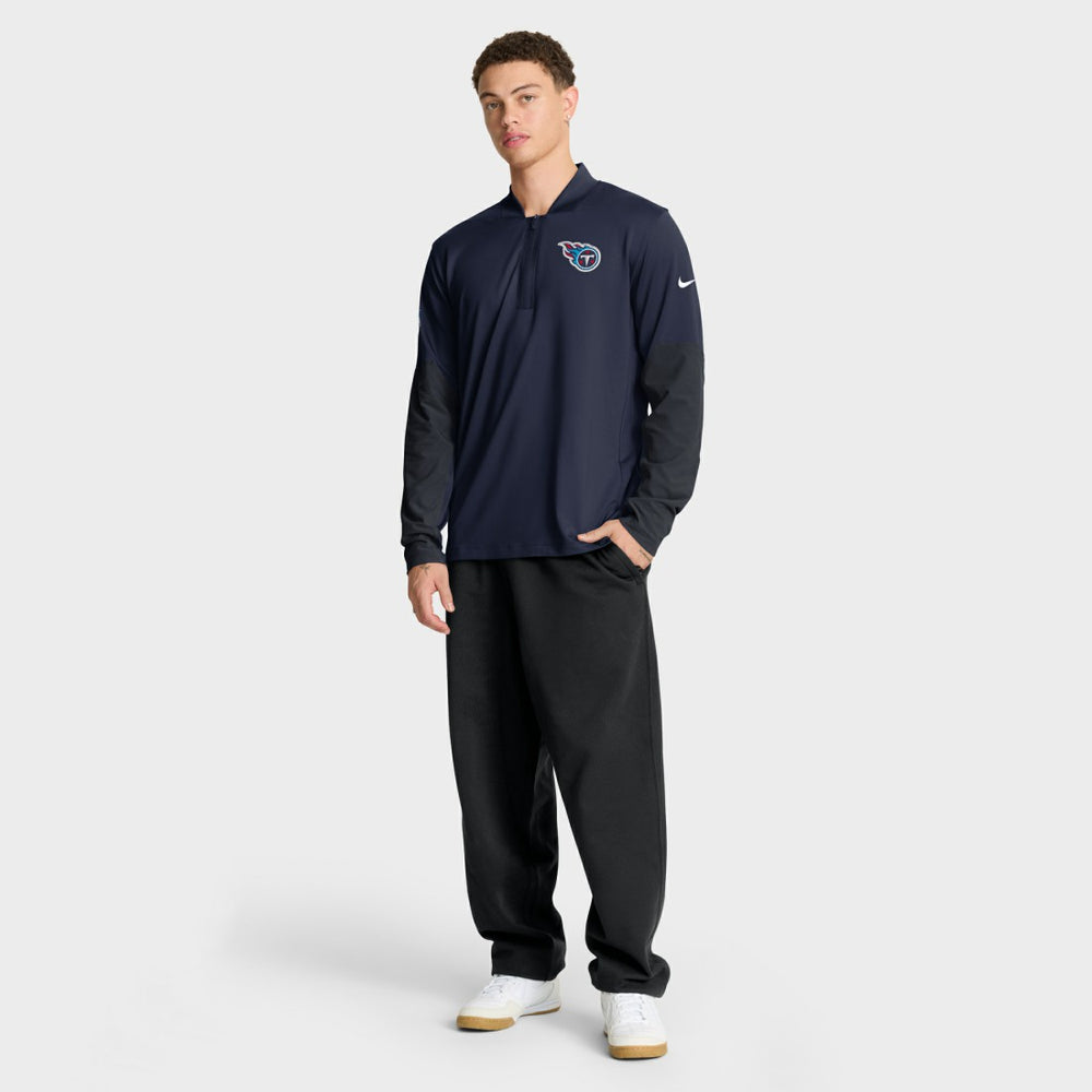 Tennessee Titans Sideline Dri-FIT Half-Zip Pullover Navy - Nike