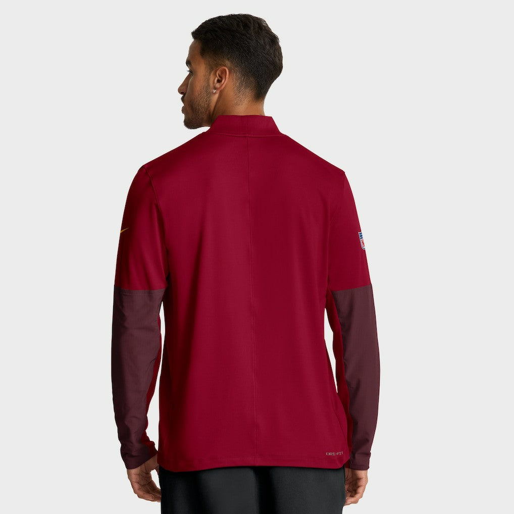 Washington Commanders Sideline Dri-FIT Half-Zip Pullover Burgundy - Nike