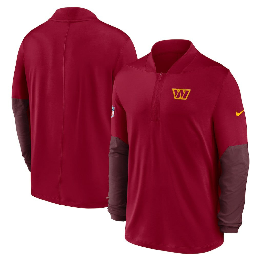 Washington Commanders Sideline Dri-FIT Half-Zip Pullover Burgundy - Nike